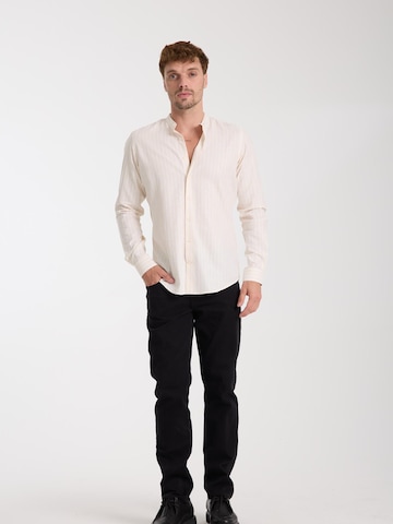 7Camicie Slim Fit Businesshemd 'Caravaggio'‌‌‌ in Beige