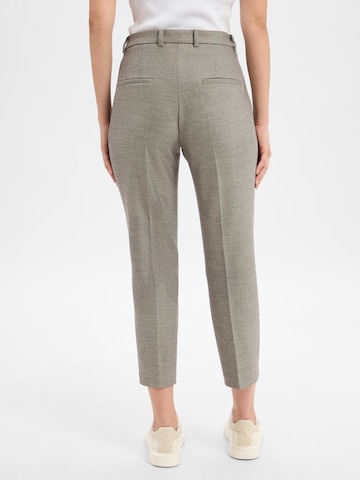 Cambio Regular Pleat-front trousers ' Krystal ' in Grey