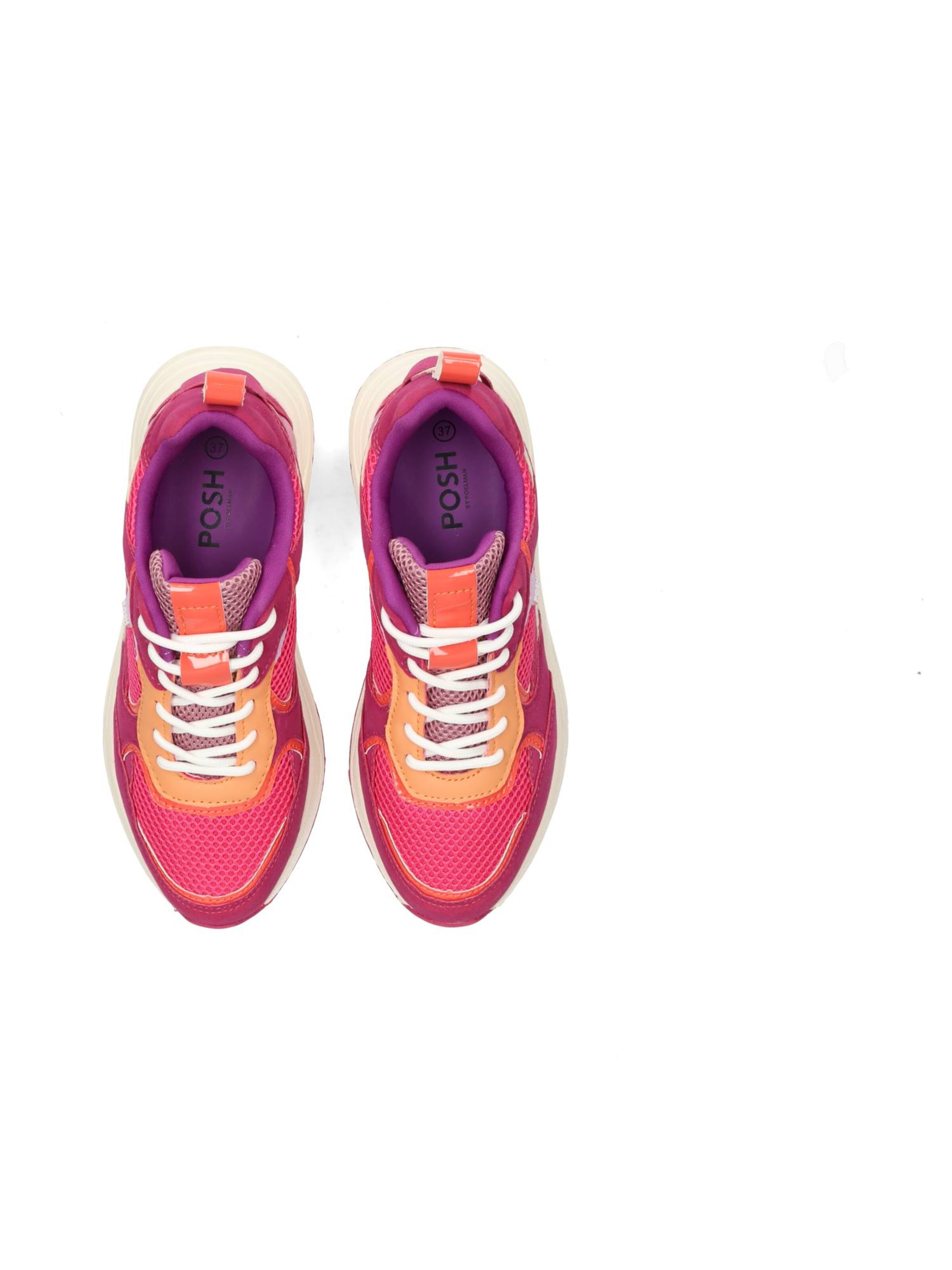 POSH by Poelman Platform trainers 'Rosie' in Pink