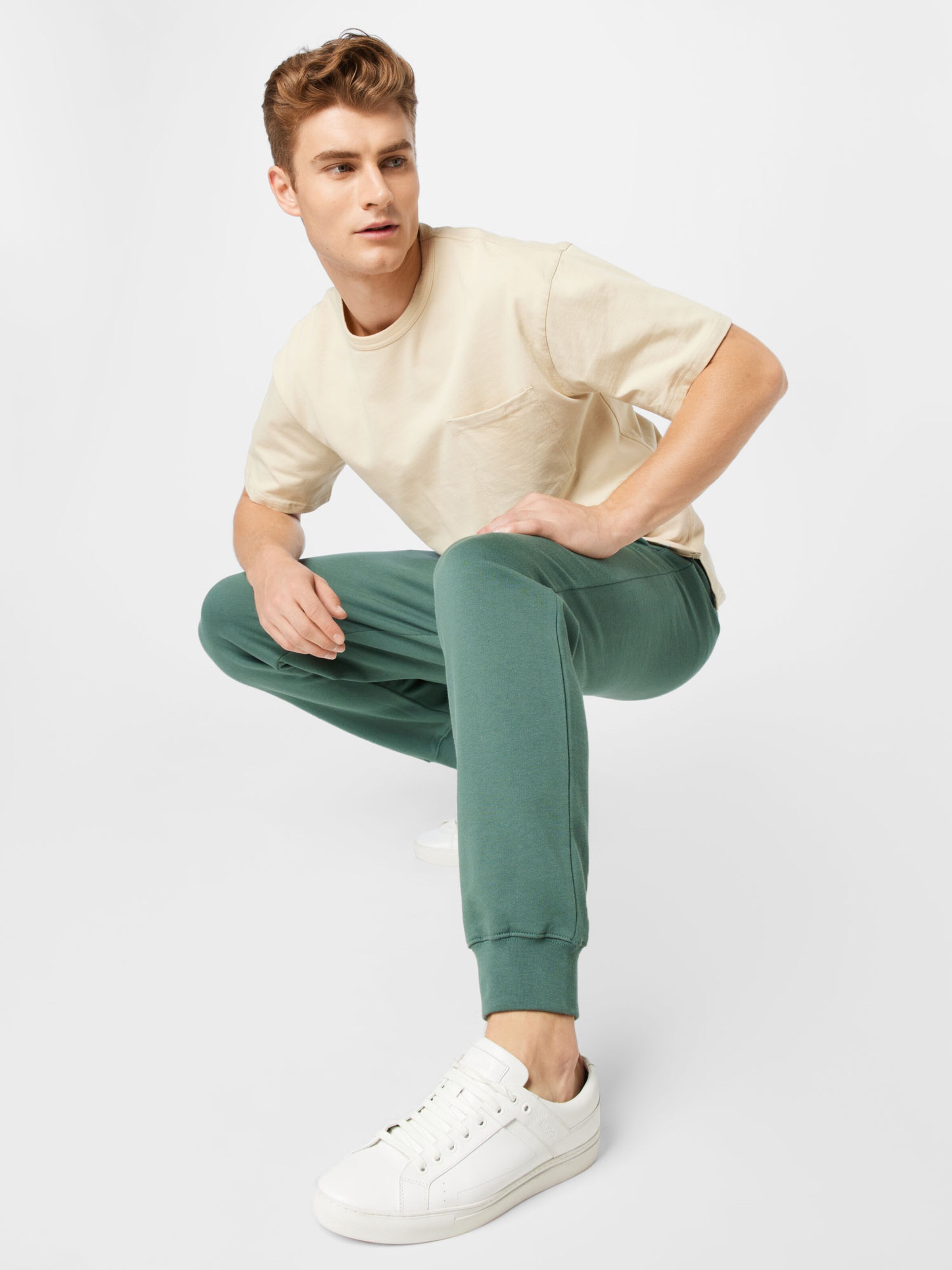 Männer Sweat minimum Hose 'BAROLO' in Grün - UB51754 Männer Sweat minimum Hose 'BAROLO' in Grün - UB51754