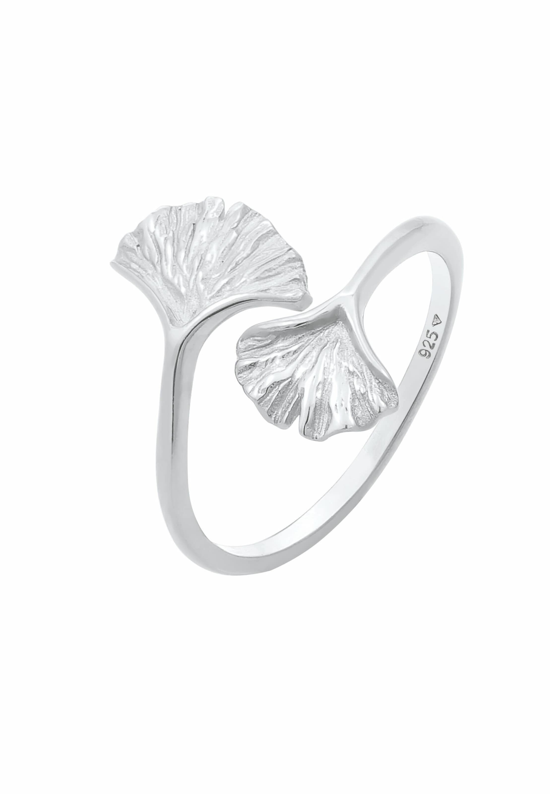 ELLI Ring in Silber: Vorderseite