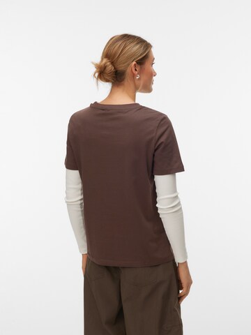 VERO MODA - Camiseta 'VMPAULINA' en marrón