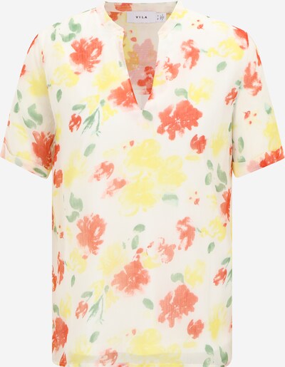 Vila Tall Bluse 'FALIA' in gelb / grün / rot / weiß, Produktansicht