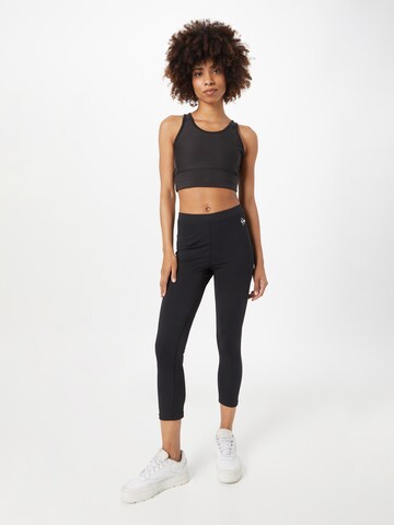 DUNLOP Skinny Workout Pants in Black