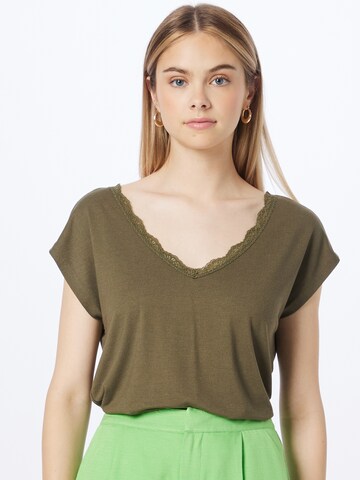 ONLY Blouse 'MOSTER' in Groen: voorkant
