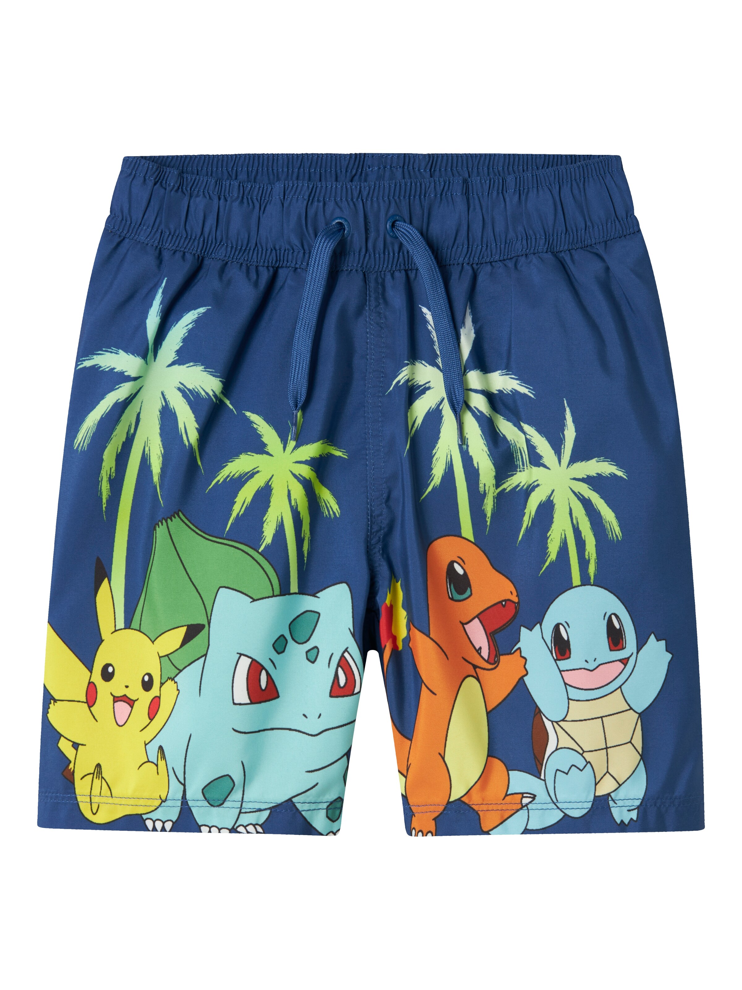 NAME IT Шорти за плуване 'NKMMacsen Pokemon' в синьо: отпред