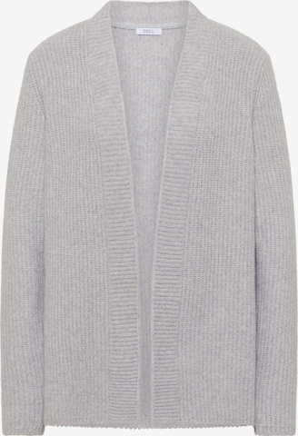Cardigan CECIL en gris : devant
