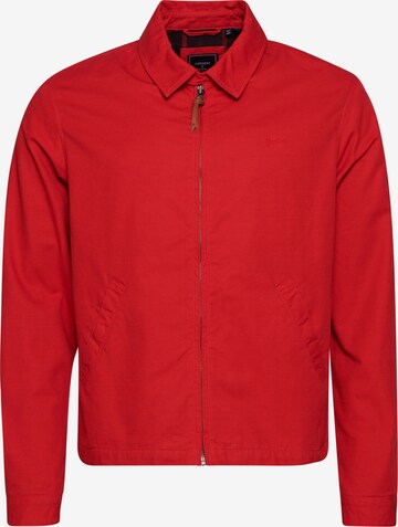 Veste mi-saison Superdry en rouge : devant