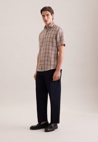 Coupe regular Chemise SEIDENSTICKER en beige