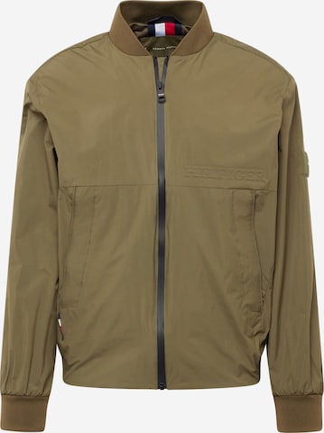 Veste mi-saison TOMMY HILFIGER en vert : devant