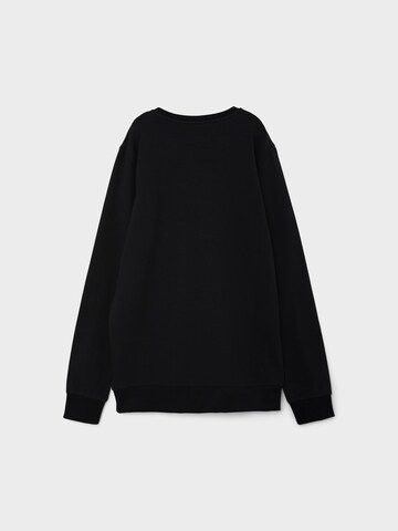 NAME IT Sweatshirt 'Atlas' i sort