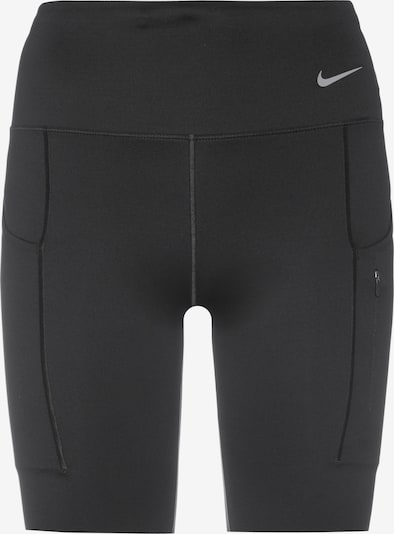 NIKE Sportshorts in hellgrau / schwarz, Produktansicht