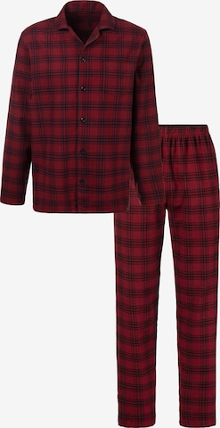 Pyjama long s.Oliver en rouge : devant