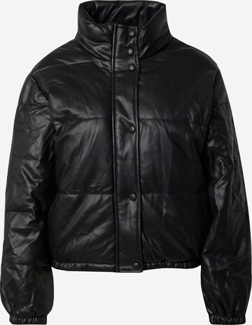 KotonPrijelazna jakna - crna boja: prednji dio