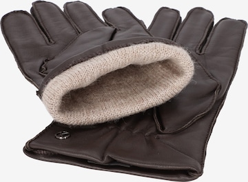 KESSLER Full Finger Gloves 'Paul' in Brown