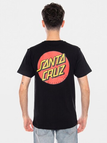 T-Shirt 'Classic Dot' Santa Cruz en noir
