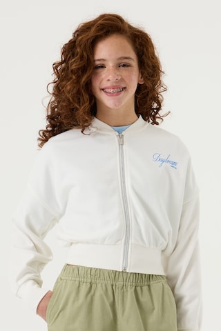 Cardigan GARCIA en blanc : devant