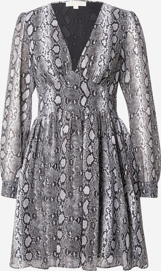 MICHAEL Michael Kors Kleid in hellgrau / schwarz / weiß, Produktansicht