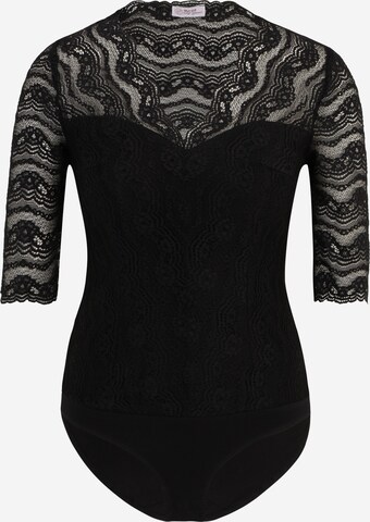 MARJO Shirt body 'Gina-Lotta' in Zwart: voorkant