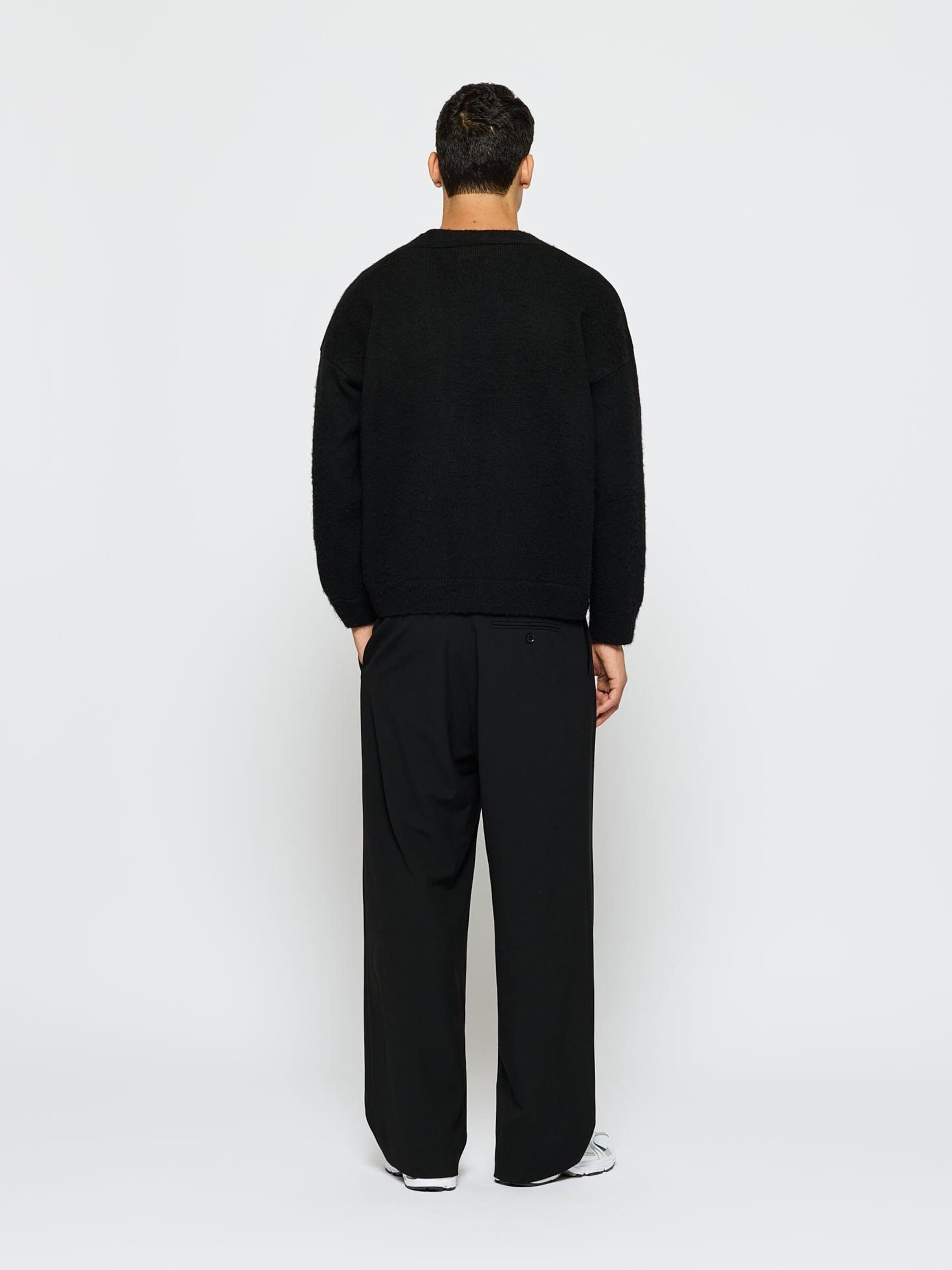 Burocs Knit Cardigan in Black