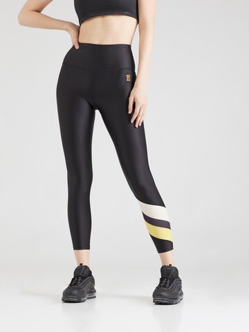 P.E Nation Skinny Workout Pants 'ARROWHEAD' in Black: front