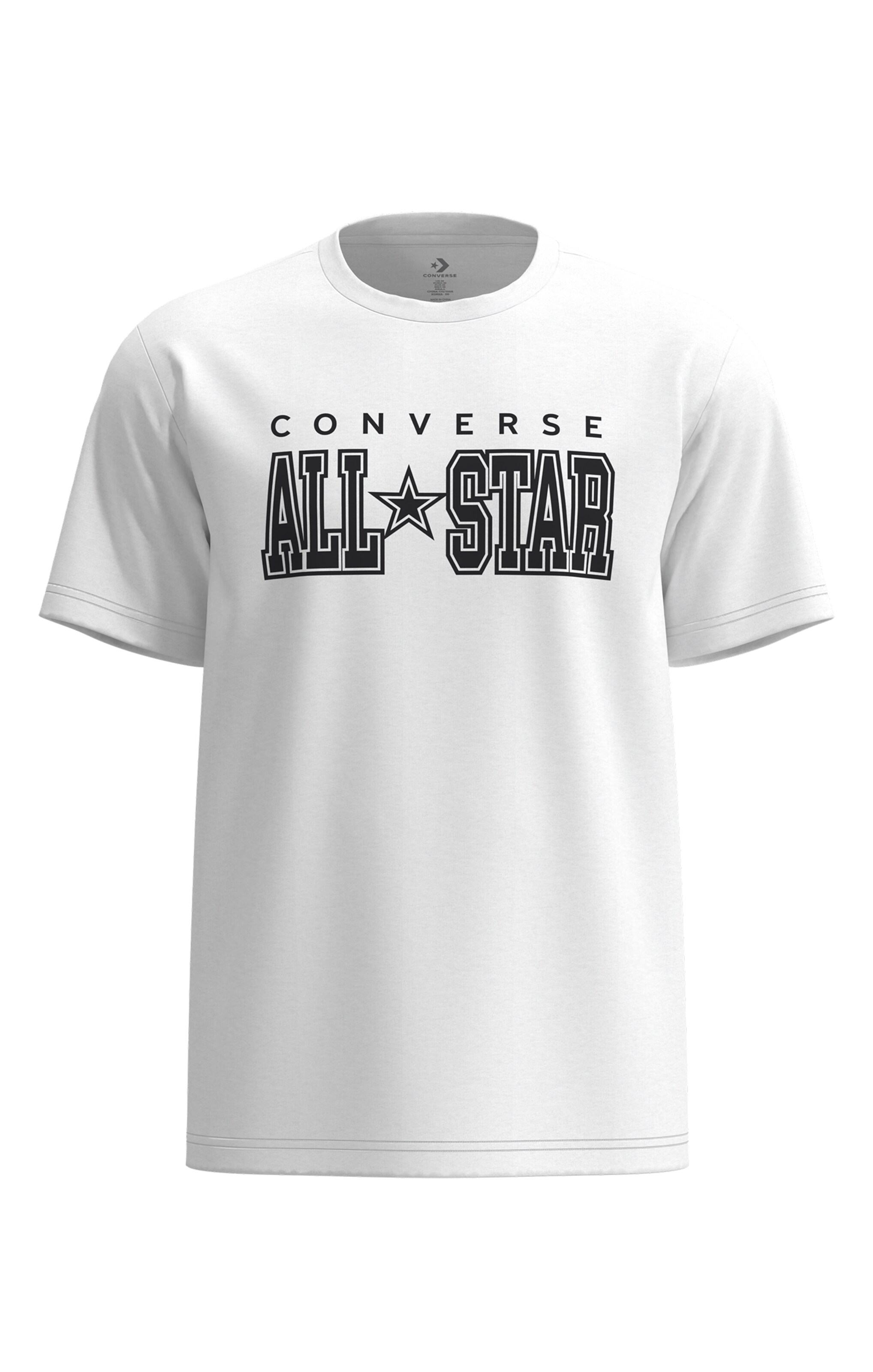 CONVERSE Shirt in Weiß: Vorderseite