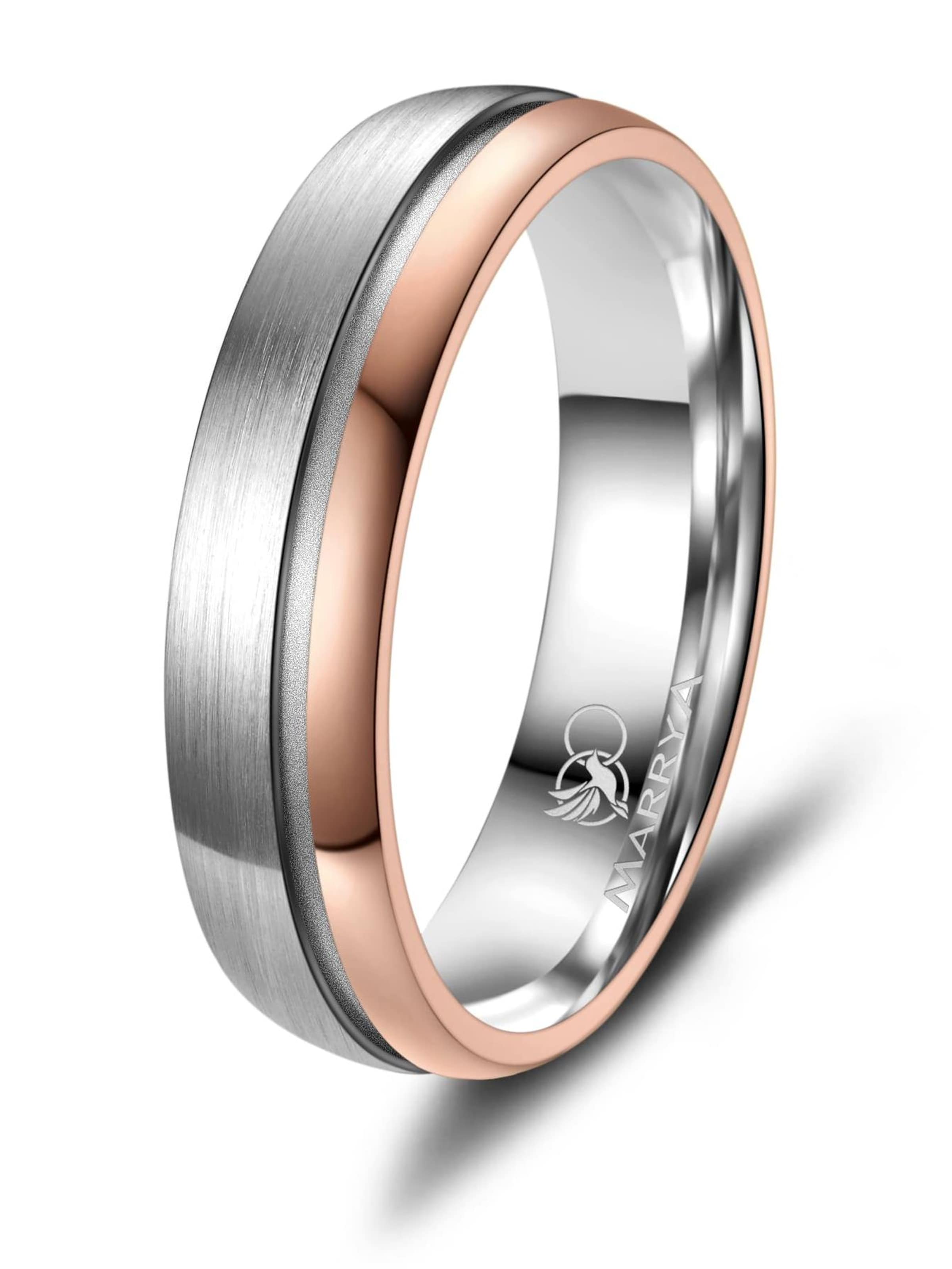 MARRYA Ring 'MARRYA TI-16 Ehering aus Titan' in Goud: voorkant