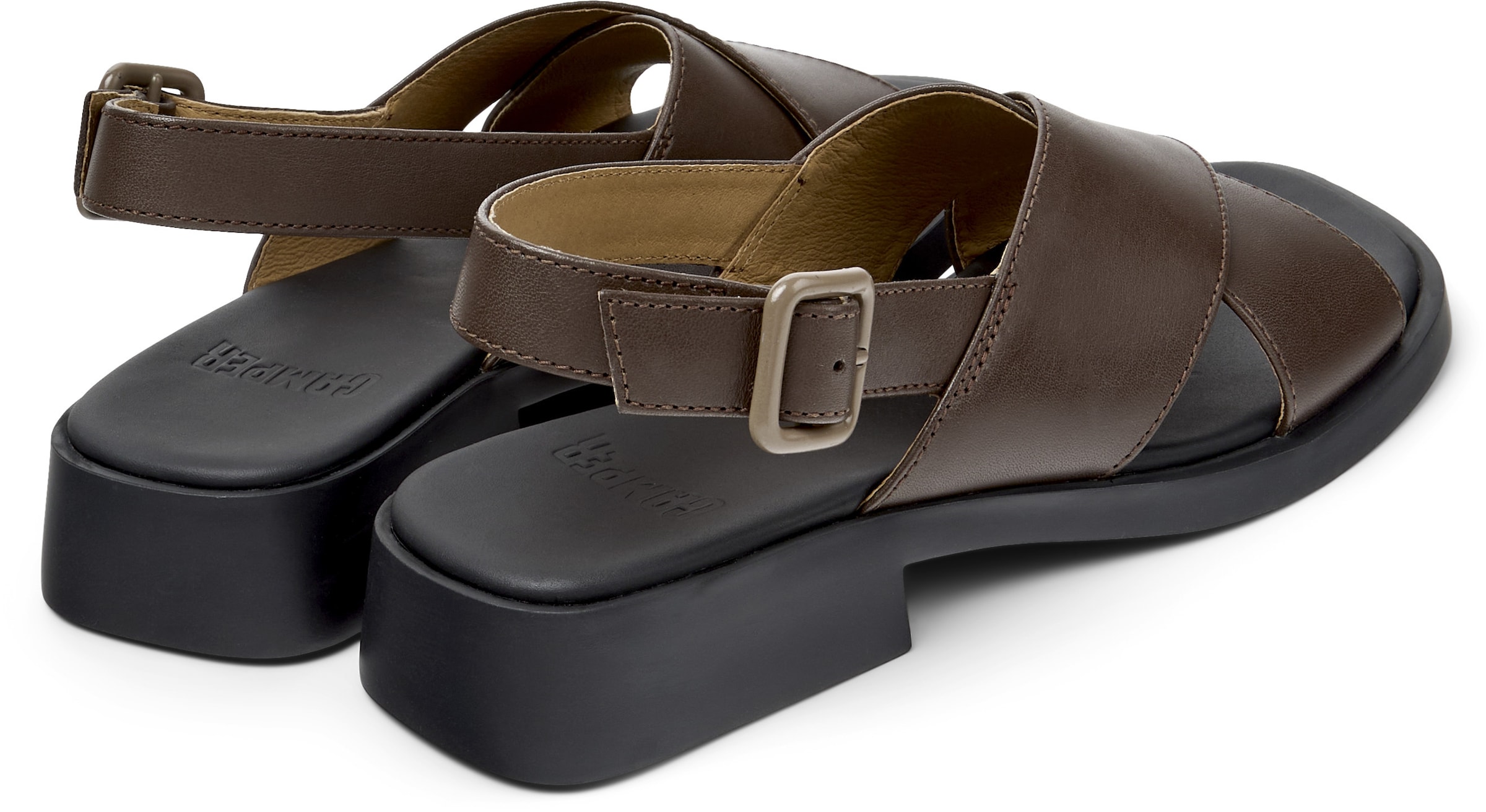 Sandalo con cinturino 'Dana' di CAMPER in marrone