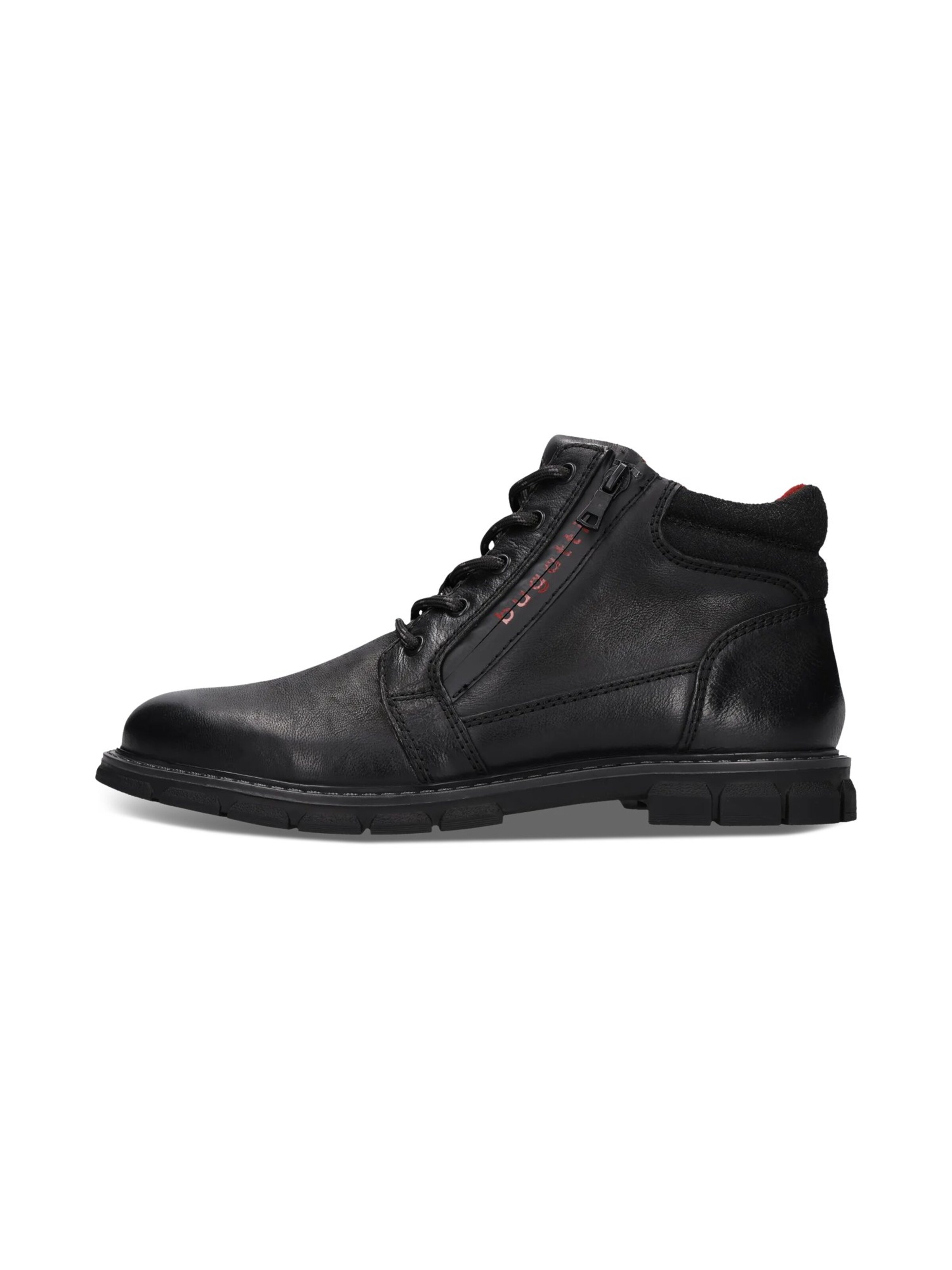 bugatti Lace-Up Boots in Black