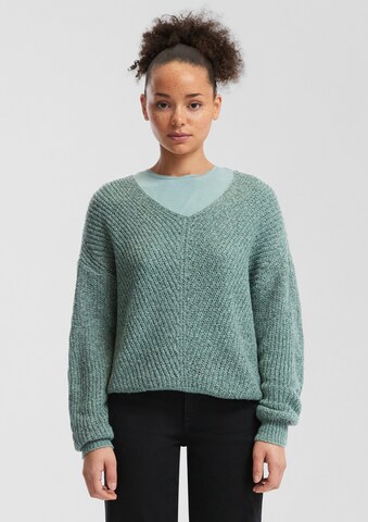 QS Sweater in Green: front