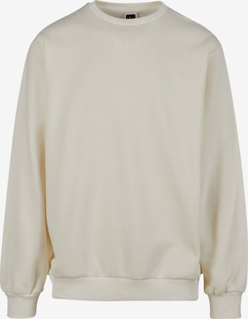 DEF Sweatshirt in Beige: voorkant