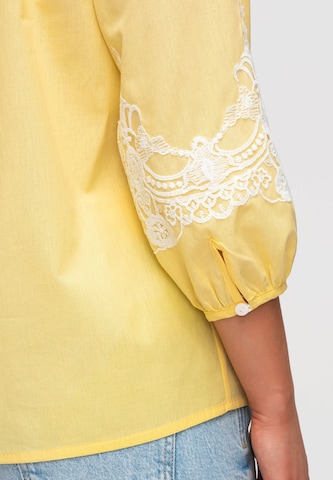 Ombre Blouse in Yellow