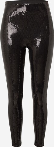 Nasty Gal Regular Leggings in Black: front