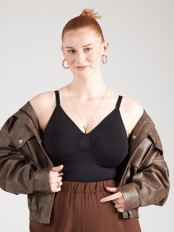 Body modellante di ONLY Carmakoma in nero: frontale