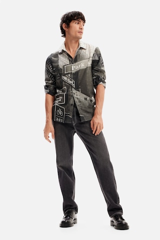 Desigual Regular fit Button Up Shirt in Black