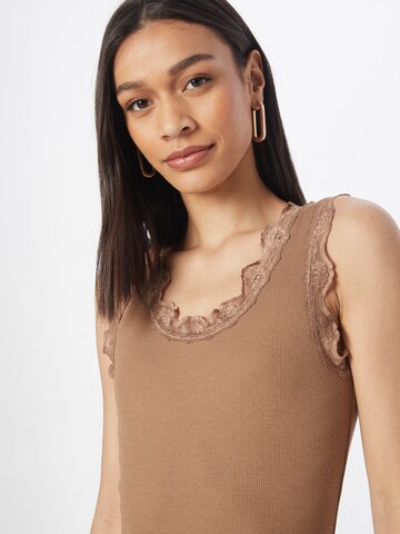 Fransa Top in Brown