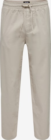 Only & Sons Loose fit Pants 'Sinus' in Grey: front
