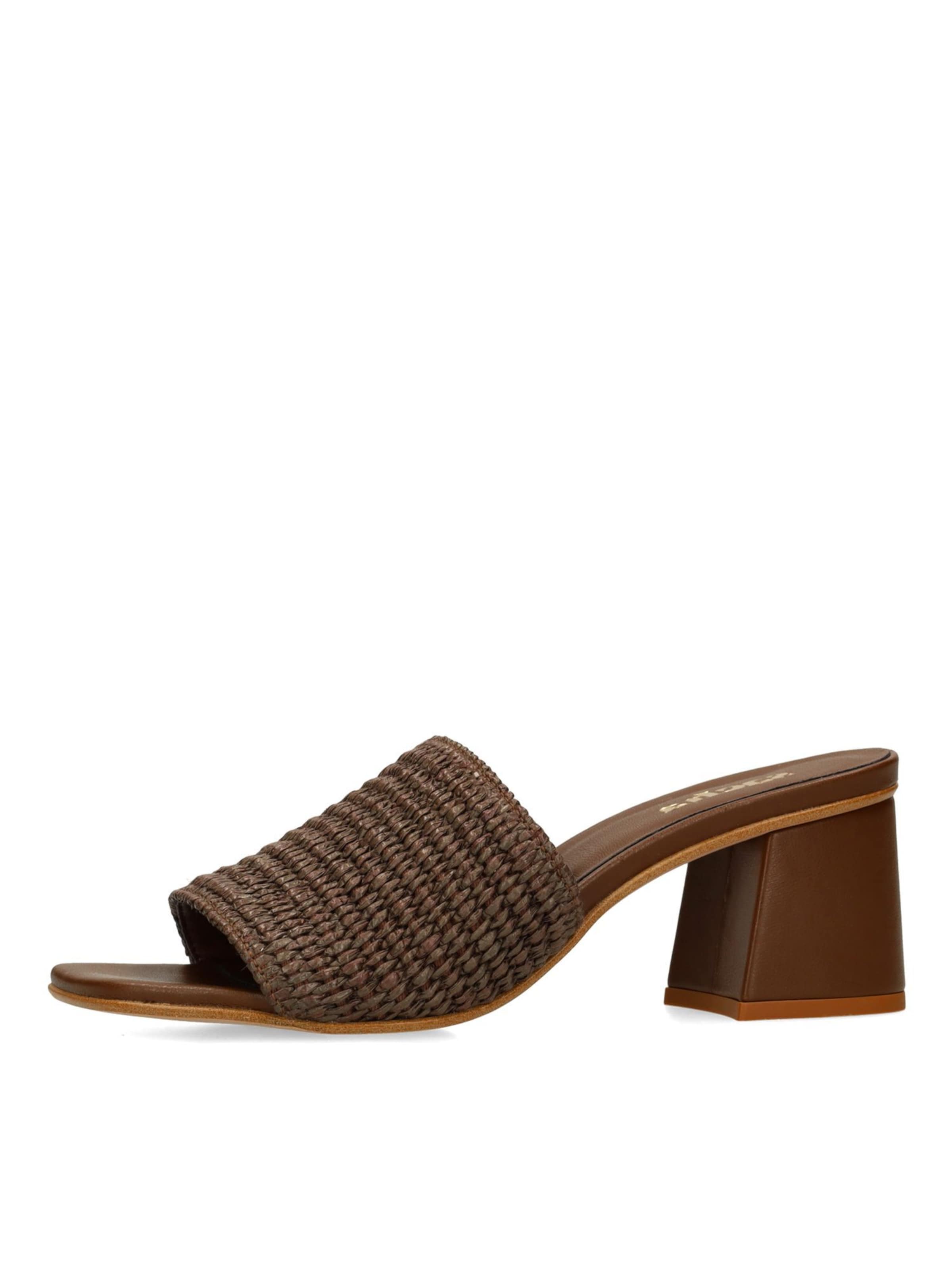 Sandales SACHA en marron : devant