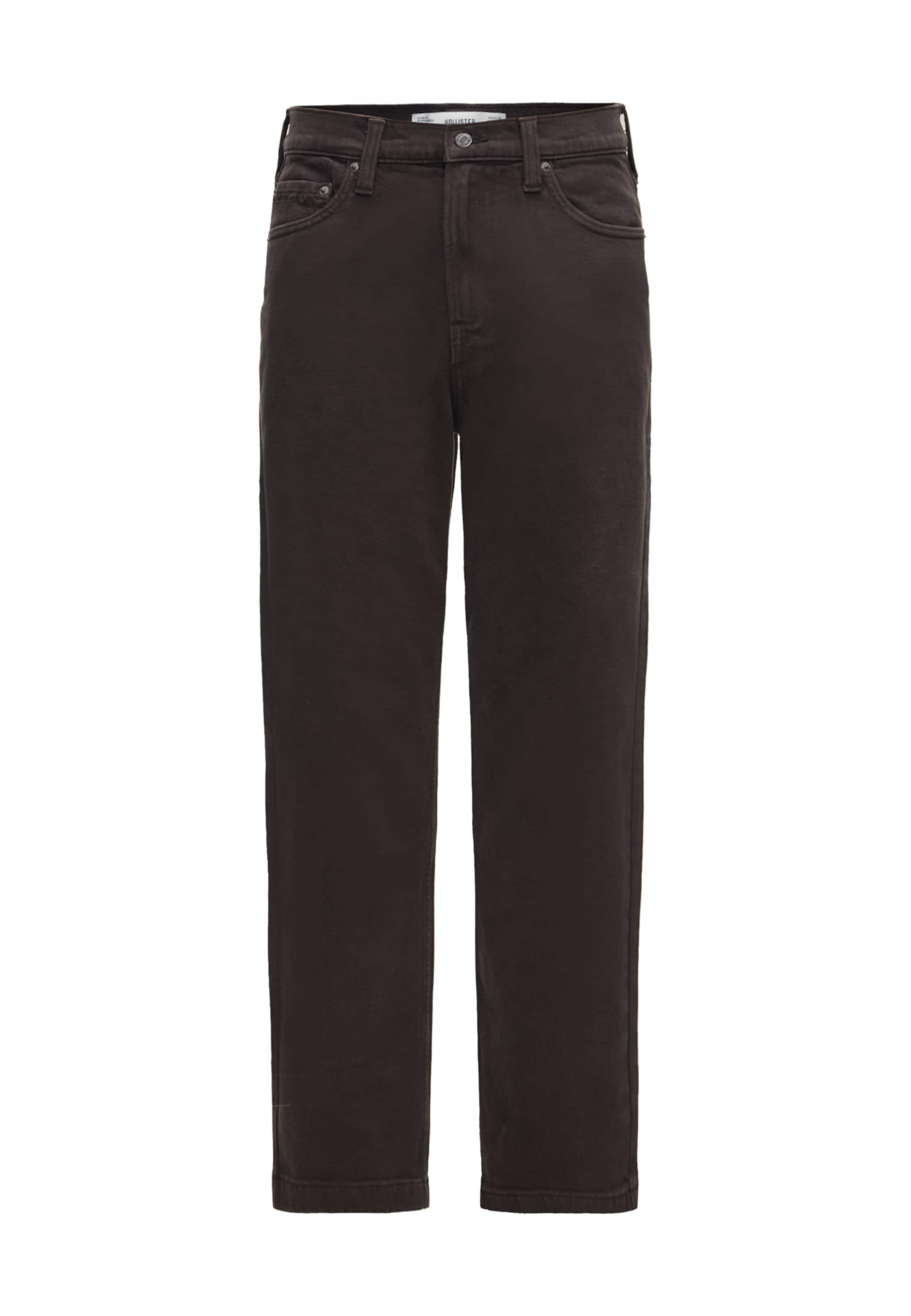 HOLLISTER Jean en 30/32 en chocolat, Vue avec produit