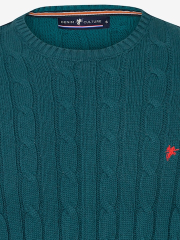 DENIM CULTURE Sweater 'Jeffrey' in Green