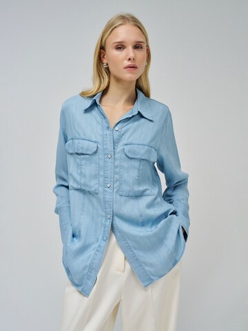 Salsa Jeans Blouse in Blue: front