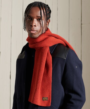 Superdry Scarf 'Radar' in Red: front