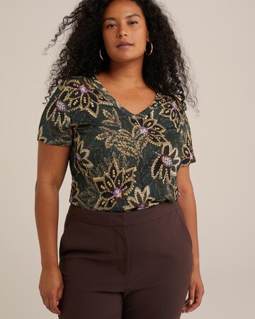 WE Fashion - Camiseta en verde: frente