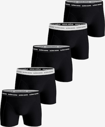 BJÖRN BORG Boxershorts in Zwart: voorkant
