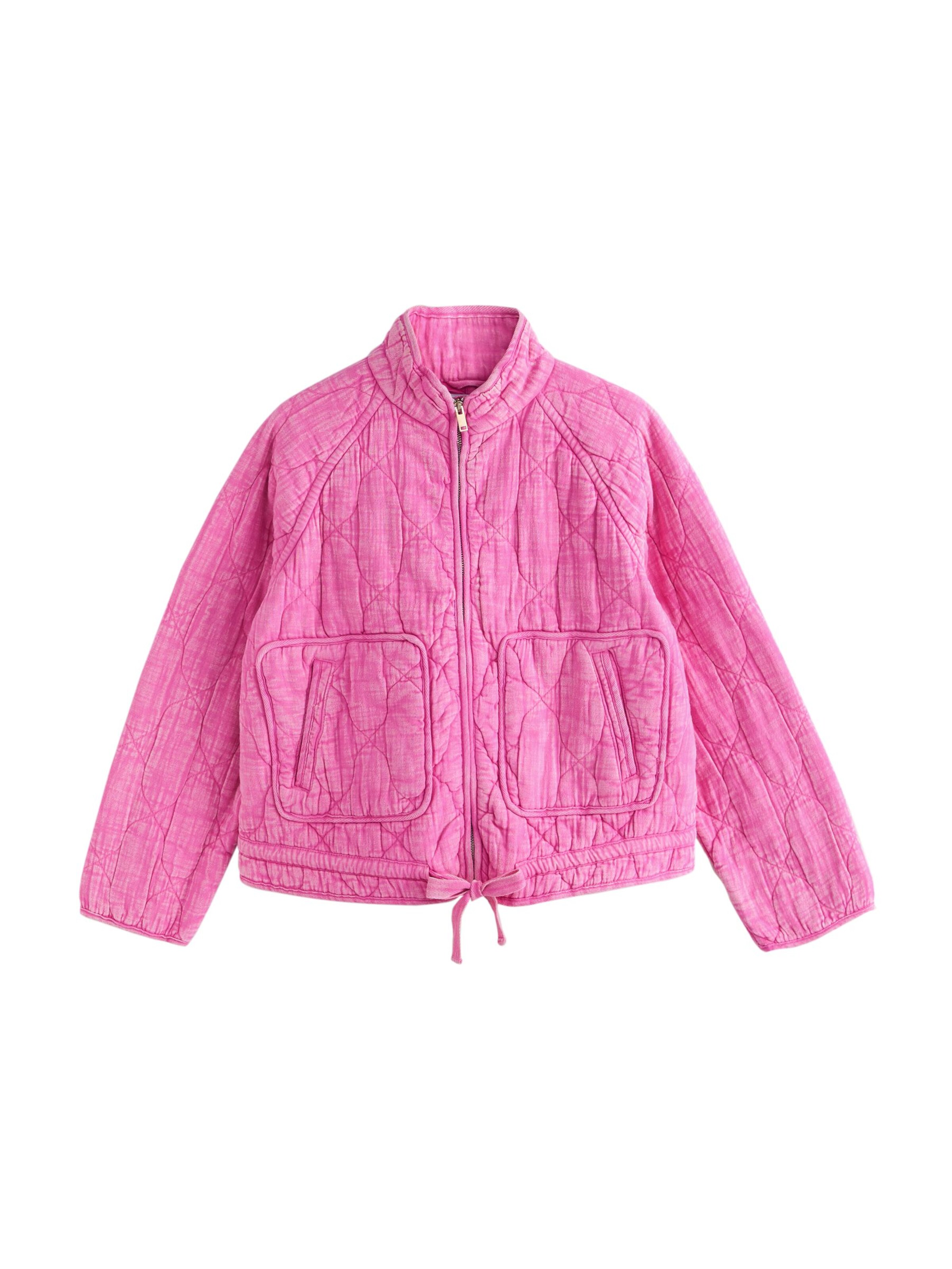 Next Демисезонная куртка в Ярко-розовый: спереди