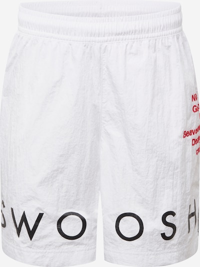 Nike Sportswear Shorts in rot / schwarz / weiß, Produktansicht