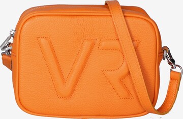 Borsa a tracolla 'Borsa a Tracolla Donna Pelle Virginia Rhinè Zip' di Virginia Rhinè in arancione: frontale