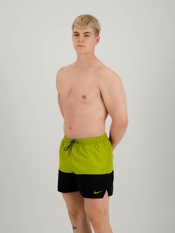 Nike Swim Athletic Swim Trunks 'Split 5' in Green