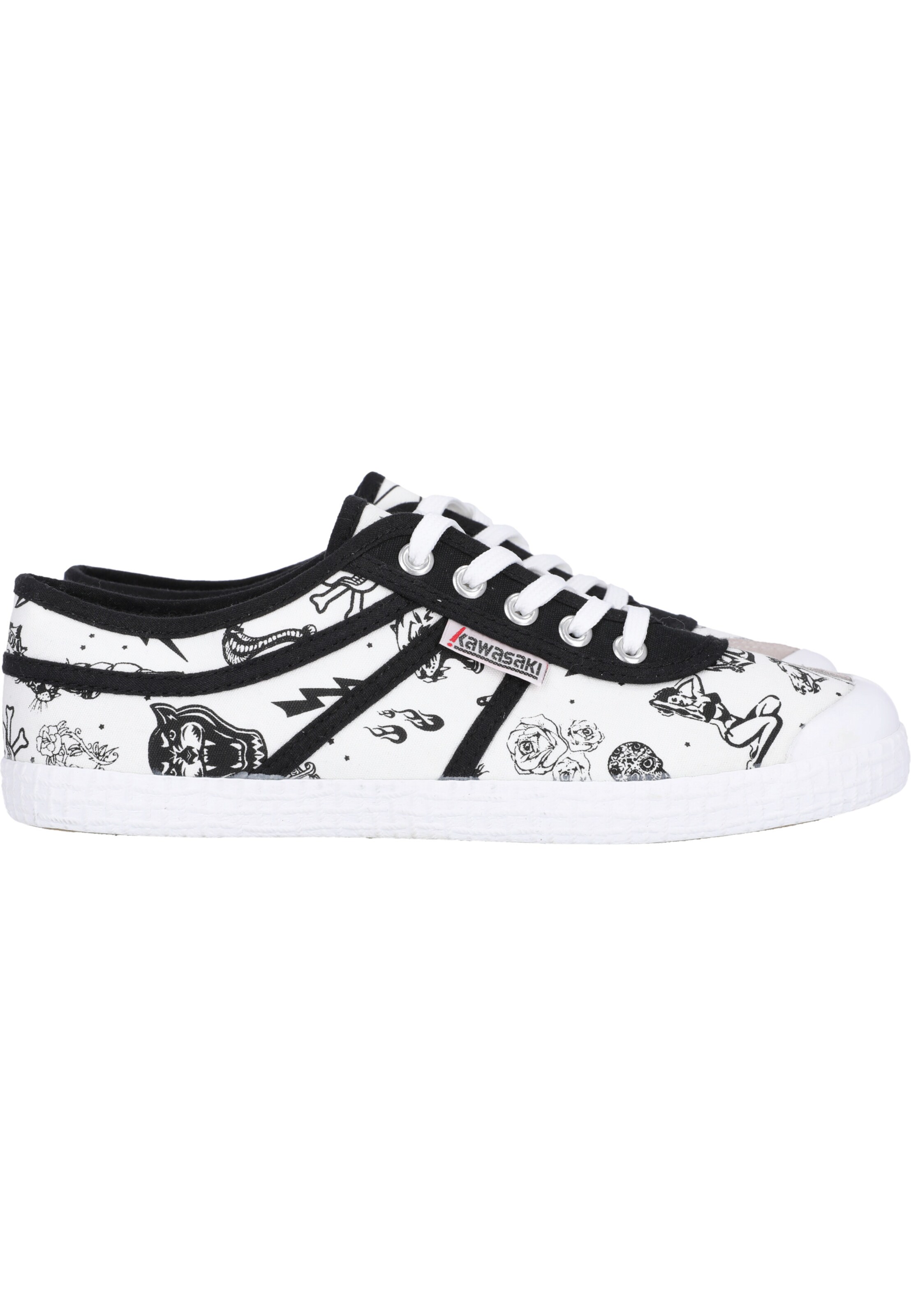 Frauen Sneaker KAWASAKI Sneaker 'Tattoo' in Weiß - UZ10996 Frauen Sneaker KAWASAKI Sneaker 'Tattoo' in Weiß - UZ10996