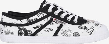 KAWASAKI Sneakers laag 'Tattoo' in Wit